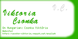 viktoria csonka business card