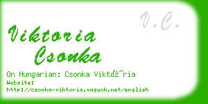viktoria csonka business card
